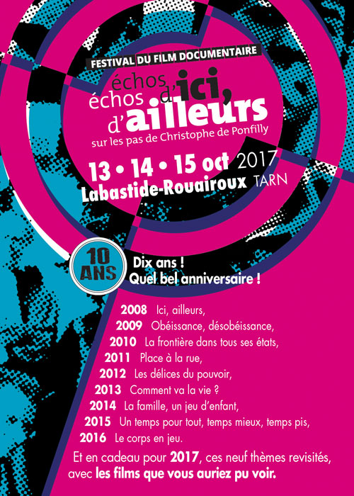 carte échos d'ici échos d'ailleurs sur les pas de Christophe de Ponfilly du festival 2017 de Labastide-Rouairoux