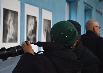 Résidence photographique Les yeux pour se voir Accompagné par Phillippe Assalit, photographe, et Antoine Johannin, comédien