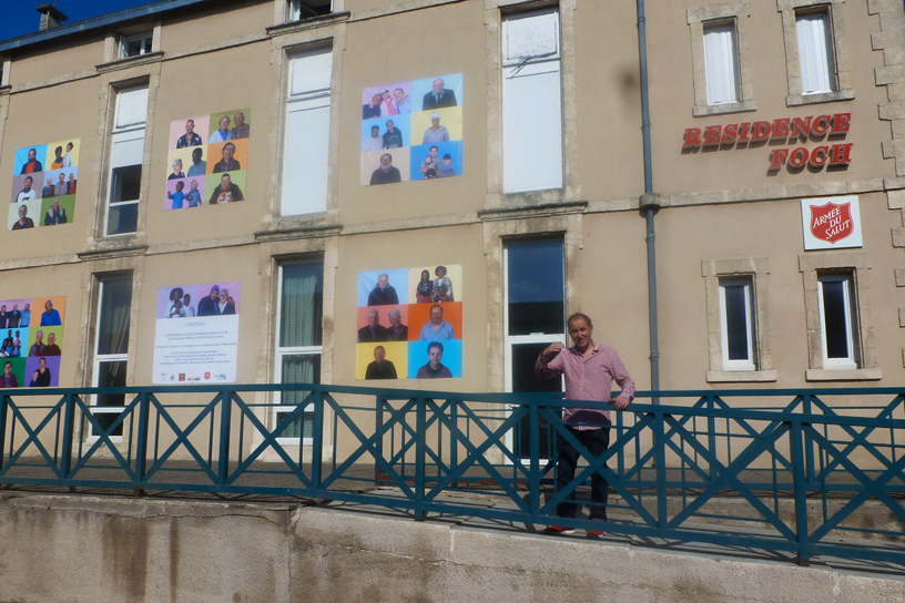 Résidence photographique "En Face" avec les résidents de Foch à Mazamet et le photographe Philippe Assalit