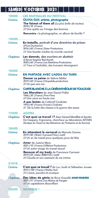 Programme du 14e Festival Échos d'ici, Échos d'ailleurs, sur les pas de Christophe de PonfillySamedi 9 Octobre 2021