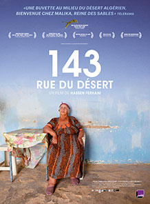 Affiche du film documentaire 143 rue du désert du réalisateur Hessen Ferhani