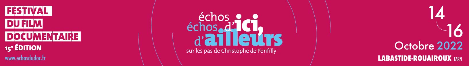 Bannière 15ème édition festival Echos d'ici, échos d'ailleurs 2022