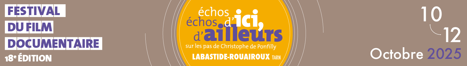 ECEL 2025BANNIERE 816 Bannière 15ème édition festival Echos d'ici, échos d'ailleurs 2022